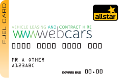 the webcars fuel card